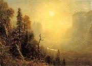 Albert Bierstadt Study_for_Yosemite_Valle oil painting